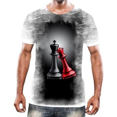 Imagem de Camiseta Camisa Jogo Tabuleiro Xadrez Rei Torre Rainha Hd 1 - Enjoy Sh