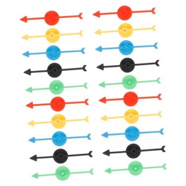 Imagem de ORFOFE 25 Unidades girador de ponteiro giradores de sala de aula ensinando fiandeiros brinquedo rotação de seta de jogo de plástico setas giratórias de plástico peça loteria