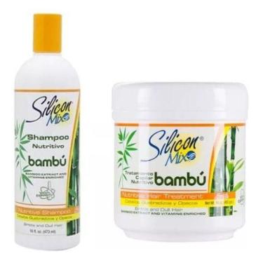 Imagem de Silicon Mix Bambu Mascara Nutritiva 450G + Shampoo 473ml