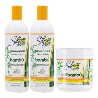 Imagem de Silicon Mix Bambu Mascara Nutritiva 450Gr + 02 Shampoo 473ml