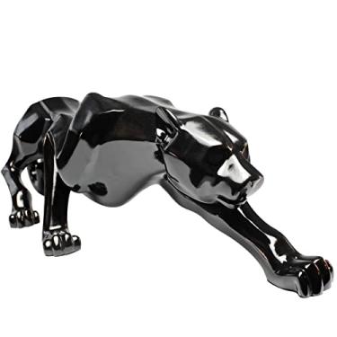 Imagem de Pantera Negra Maciça Estatueta De Cerâmica 37cm Verito