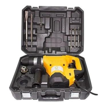 Imagem de Martelete Rompedor Demolidor 1400W Maleta Em Aço Robusto