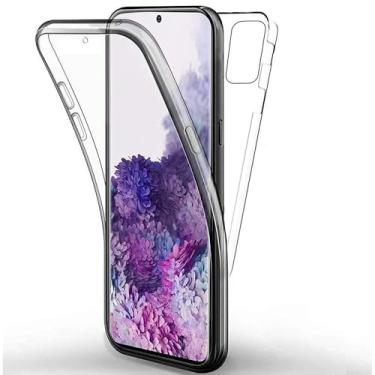 Imagem de Capa transparente 360 completa para Samsung Galaxy S22 S21 S23 S20 FE S10 S9 S8 Plus S7 Edge Note 20 10 9 Ultra Dual Side Back Phone Cover, Galaxy S7 Edge