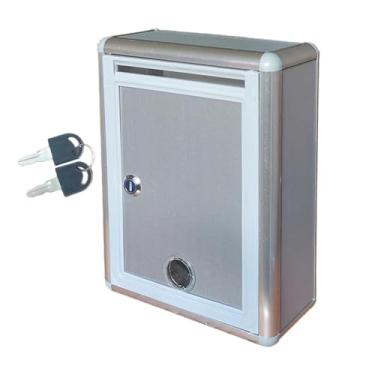 Imagem de Caixa de sugestões com fechadura, recipiente de armazenamento para doação e de chaves, para bar, escola, sugestões de votação, pequeno