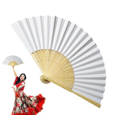 Imagem de Shakven Ventilador de mão dobrável para mulheres,Leque de mão dobrável - Leques de seda vintage japoneses chineses | Leque dobrável de seda retrô elegante de 8 polegadas para mulheres, meninas,