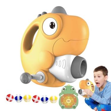 Imagem de Kumprohu Brinquedos de tiro ao alvo para crianças, jogo de tiro em dinossauro - Jogo de tabuleiro de dardos | Brinquedo seguro do lançamento do dinossauro, brinquedos originais da coordenação