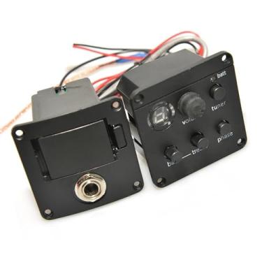 Imagem de Kit de captação de violão 1 Item Captador De Violão Acústico ISYS+ EQ Sistema De Pré-amplificador Para Violão Acústico Amplificador De Som Ajustável Acessórios Para Violão
