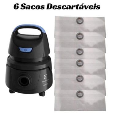 Imagem de Sacos Aspirador De Pó Electrolux tipo Hidrolux Awd01 C/6UN - ORIPLAST