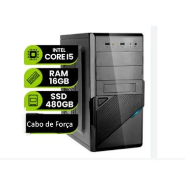 Imagem de Pc Cpu Computador Intel Core I5 6º Geração + 16 gb Ddr4 + Ssd 480 gb -