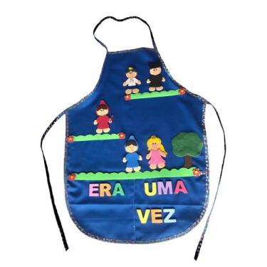 Imagem de Avental Contação De História - Criativa Educativos, AZUL/ BELA ADORMEC