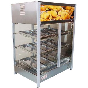 Imagem de Estufa Salgado Vapor Abre Frente e Traseira 12 Bandejas Titã, 220V