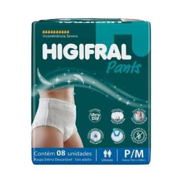 Imagem de Roupa Intima Higifral Pants Tam P/M com 8Un - Eurofral