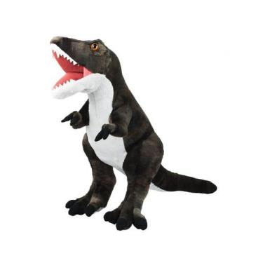 Imagem de Dinossauro Realista Pelúcia Marrom Tiranossauro Rex 22 cm - Fofy