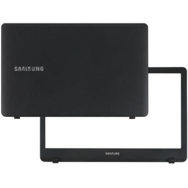Imagem de Tampa + Moldura para Samsung NP300E5K-KFABR - BestBattery, Preto
