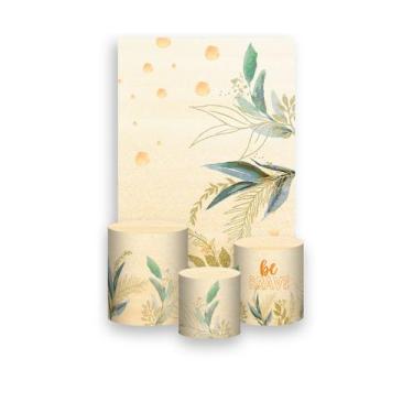 Imagem de Painel De Festa Vertical 1,50 x 2,20 + Trio De Capas Cilindro - Selva 