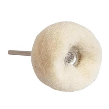 Imagem de Escova Algodão Disco Feltro Haste 2,3Mm Polir Micro Retífica - Dremax