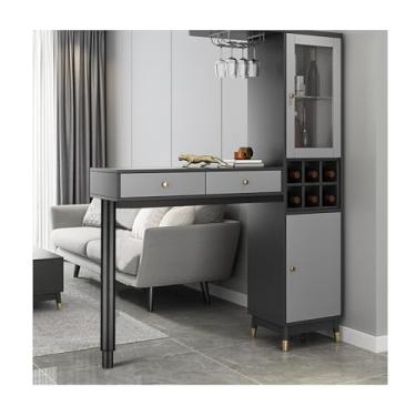 Imagem de Metal adjustable furniture legs, adjustable furniture support feet，Suitable for replacement legs for coffee tables, desks, islands, office desks, dresser legs(Black)