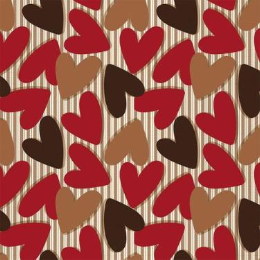 Imagem de Saco Presente Decorado - L'Amour Corações -  unidades - Cromus - Rizzo
