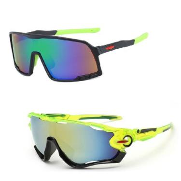 Imagem de  Kit 2 Óculos Esportivo De Sol Ciclismo Mtb Espelhado Uv 400 - PENDULA
