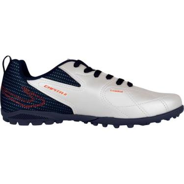 Imagem de Chuteira society topper capita ii, Branco, Azul, 42