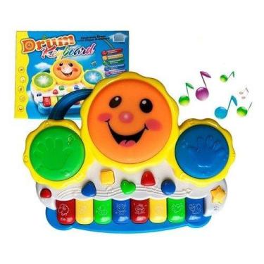 Imagem de Teclado Piano Musical Bebê Brinquedo Educativo - MegaToys
