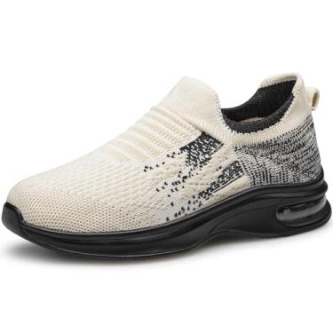 Imagem de YHOON Sapatos infantis para meninos e meninas, tênis atlético, fitness, tênis, caminhada, escolar, para crianças pequenas/crianças grandes, Damasco, 12 Little Kid