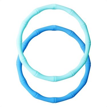 Imagem de QIANHAI Colar de silicone para garrafa de água com formato de bambu - compatível, flexível, macio, protetor de garrafa antiderrapante, tira amortecedora, amortecedor para Owala & Stanley (clássico,