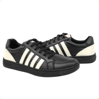 Imagem de Sapatênis Masculino Confortável Macio Resistente e Durável Cadarço de Elástico Só Calçar-Masculino