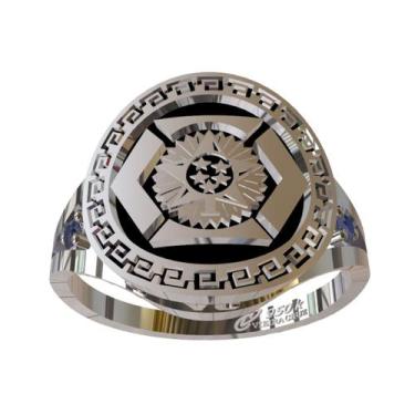 Imagem de Anel De Formatura De Gestão Pública Em Prata 950k - Vieira Cruz Joias,