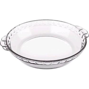 Imagem de Travessa Redonda em Vidro Filetada 1,6L ou 1,3L Assadeira Marinex - Na