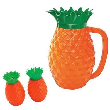 Imagem de Kit A Grande Família = Saleiro + Paliteiro + Jarra Abacaxi 1,5L - Mode