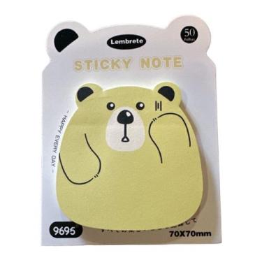 Imagem de Bloco Auto Adesivo Urso Kawai - Verde - PAPERE CO