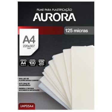 Imagem de Filmes P/ Plastificação 220X307 125Mi LMP05A4 Aurora 100 un