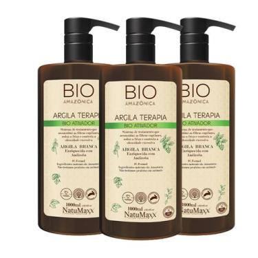 Imagem de Kit 3 Escova Progressiva Redutor de Frizz Bio Amazônica Selagem Natuma