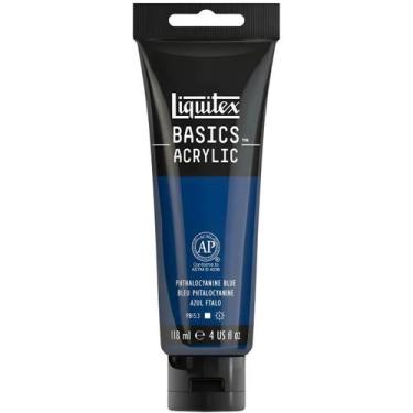 Imagem de Tinta Acrilica Liquitex Basics 118ml - 025 Phthalocyanine Blue