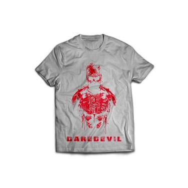 Imagem de Camiseta Feminina Demolidor Série HQ - Ultrav Store, Cinza mescla clar