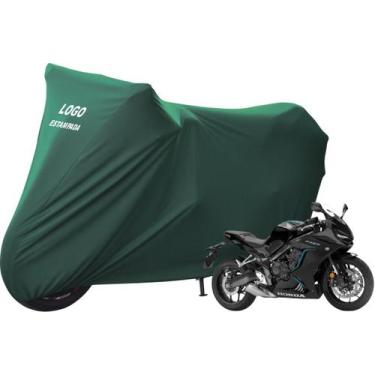 Imagem de Capa Para Cobrir Moto Honda CBR 650R Alta Durabilidade - Mz, Verde