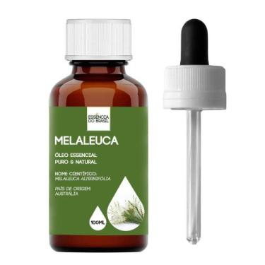 Imagem de Óleo Essencial Melaleuca 100ml - Puro E Natural - Essência do Brasil