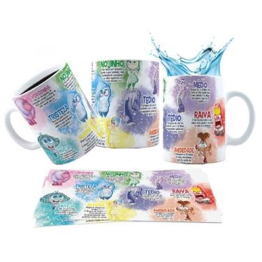 Imagem de Caneca 325ml Divertidamente 2 Biblicamente Guiadas Por Deus - LARANJA 