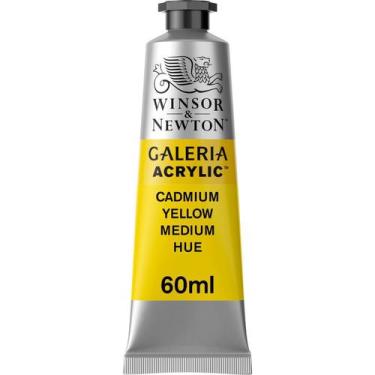 Imagem de Tinta Acrílica Galeria Winsor 60ml 120 Cad Yellow Medium Hue - Winsor 