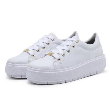 Imagem de Tênis Feminino Casual Branco - Myrol Outlet, 38, Branco, Feminino