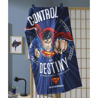 Imagem de Toalha Banho Infantil Dohler Superman Destiny