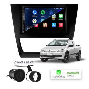 Imagem de Multimídia MP10 CarPlay e Android Auto Saveiro G5 2008/2012 - First Op