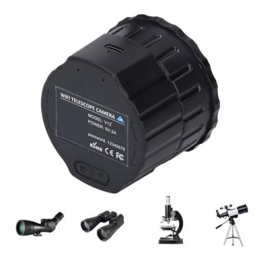 Imagem de Ocular Eletrônico WiFi, Telescópio Astronômico HD, Câmera Ocular Eletrônica para Microscópio de 0,94-1,97 (24 Mm-50 mm), Telescópio Monocular, Fotografia Astronômica,