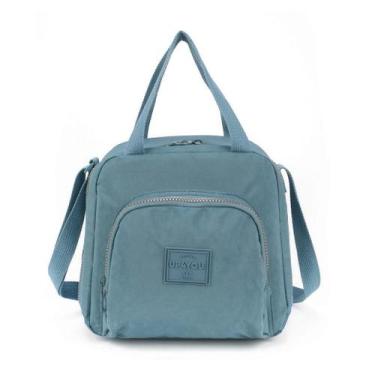 Imagem de Lancheira Bolsa Térmica Up4You Crinkle Tactel Azul