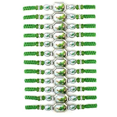 Imagem de BONITTER Pulseira de 12 peças, Virgem Maria/São Bento/São Judas Rosário Feito à Mão com Nó Vermelho Pulseira da Sorte Masculina ou Feminina como Presente e Usado em Oração (Quadrado San Judas),