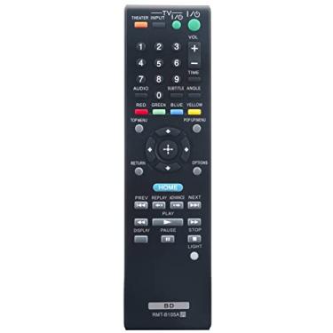 Imagem de Allimity Controle remoto de substituição RMT-B105A RMTB105A compatível com Sony Blu-ray Disc DVD Player BDP-BX2 BDPBX2
