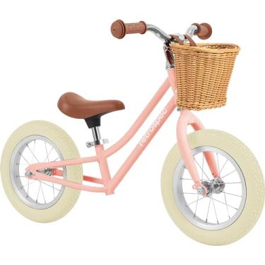 Imagem de Retrospec Bicicleta de equilíbrio infantil Baby Beaumont para crianças, sem pedais, pneus acolchoados com ar para meninos e meninas de 1 a 3 anos, com altura ajustável do assento