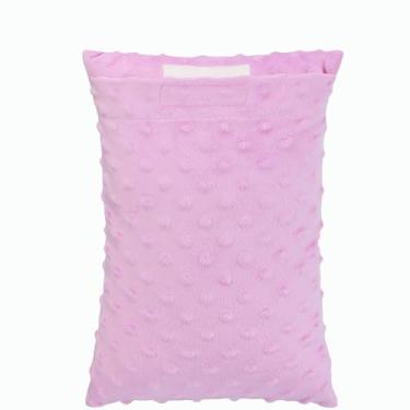 Imagem de Travesseiro cervical de pescoço pequeno para cochilo reclinável, almofadas de apoio lombar de cabeça pequena, alívio de dor nas costas, enchimento ajustável, bolinhas de lavanda