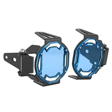 Imagem de Capa Protetora para Luz de Neblina de Motocicleta, Protetor de Lâmpada Led para R1200gs R1250gs Adventure Lc Com Hardware de Instalação (Azul)